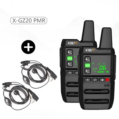 Talkies-walkies étanches portables paquet de 2 FRS rechargeable radios bidirectionnelles