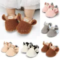 PUDCOCO-Bottes de neige chaudes pour tout-petits chaussures CPull pantoufles à semelle souple pour