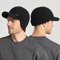 Bonnet coupe-vent chaud pour hommes bonnet bonnets bonnet oreillette optique fourrure