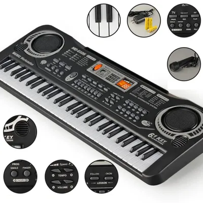 Clavier électronique portable pour débutants 61 prédire microphone piano pour débutants