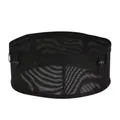 Sac banane en tissu à mailles élastiques sac banane noir ceinture de sport poudres grande