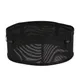 Sac banane en tissu à mailles élastiques sac banane noir ceinture de sport poudres grande