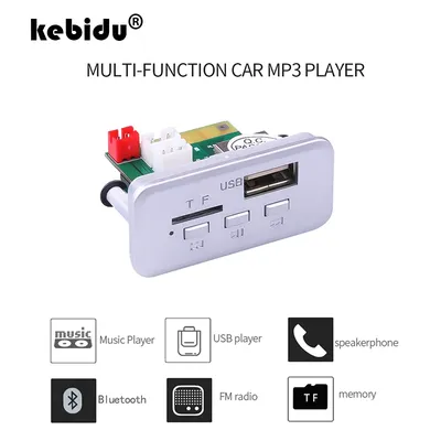 Kebidu-Carte décodeur sans fil pour voiture lecteur MP3 sans télécommande audio de voiture USB