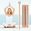 Barre de carillon de méditation en bois pour salle de classe Yoga Percussion cloche maillet