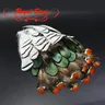 Royal Sissi-Crest de tête de faisan Lady Amherst naturel matériel de fixation d'ailes et de queue