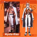 UWOWO NIJISANJI Mysta Rias Cosplay Costume avec Chapeau Vtuber S-XL Collab Série: Mysta Cosplay