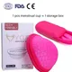 Coupe menstruelle réutilisable pour femme médical silicone arabisateur disque menstruel bol