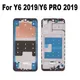 Cadre avant et arrière pour Huawei Y6 2019 / Y6 Pro 2019 / Y6 Prime 2019 coque avec châssis en