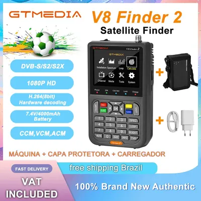 Gtmedia V8 Finder 2 UpNeedle Satellite Finder DVB-S/lt/ S2X HD 1080P H.264 VS ST-5150 Signal