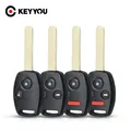 KEYYOU – coque de clé télécommande sans clé 2/3/4 boutons pour Honda Accord Civic CRV Pilot 2006