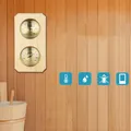 Therye.com-Hygromètre mural numérique 2 en 1 humidité intérieure salle de sauna hôtel