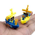 Mini bateau de Pirate assemblé 15 pièces Puzzle jouets pour enfants cadeaux d'anniversaire