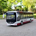 Jouet Touristique Électrique de Grande Taille Bus de Circulation en Alliage Modèle de Voiture de