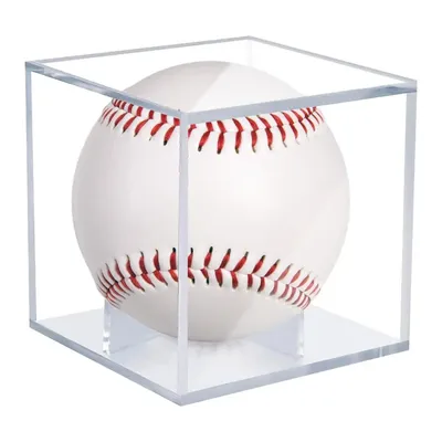 Vitrine de baseball en acrylique boîte de rangement transparente boîte de protection carrée