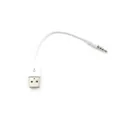 Câble adaptateur audio pour Apple IPod Shuffle chargeur de données prise AUX vers USB 3.5
