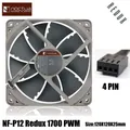 Conception SSO de lame du ventilateur 4pin d'unité centrale de fan de cas de Redux-1700PWM NF-P12 de