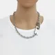 Bijoux de clavicule en acier au titane pour hommes et femmes accessoires de collier mode hip hop