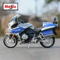 Maisto-Moto de police BMW Runow RT modèle en alliage de simulation collection d'amortisseurs