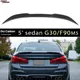 Aileron de coffre arrière en carbone sec pour BMW Série 5 G30 F90 M5 2017-IN 4 portes berline