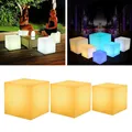Tabouret carré Cube lumineux LED chaise de siège étanche et Rechargeable nouvel article
