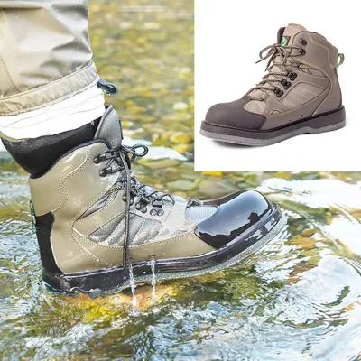 NeyGu-Chaussures de pêche à la mode camouflage pour hommes bottes respirantes pour l'eau et les