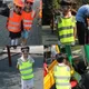 Gilets de cyclisme sans fil pour enfants sac de vélo VTT émail clignotant de sécurité coulée