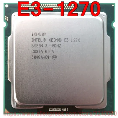 Processeur Intel Xeon E3-1270 SR00N 3.40GHz 8M Quad Core Socket E3 1270 1155 Original