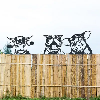 Ferme en métal Art décor extérie...
