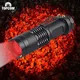 Topcom – lampe de poche Portable 3W Mini Zoom lumière rouge Q5 torche lanterne avec Clip en