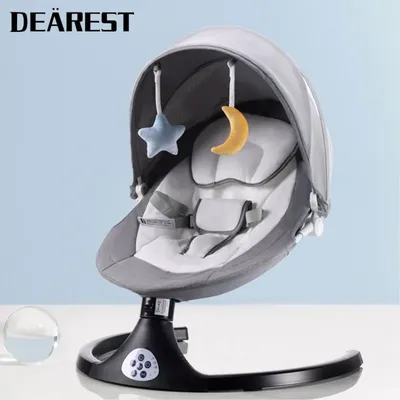 Dearest-Chaise à bascule électrique Bluetooth pour bébé berceau intelligent lit confortable cinq