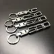 JOFit-Porte-clés de voiture en acier inoxydable chromé porte-clés automatique breloques série XC