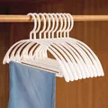 Cintre en plastique pour vêtements ménagers 10 pièces léger antidérapant sans bosse aux épaules