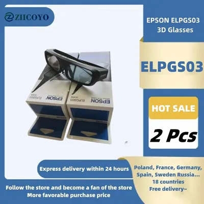 Lunettes actives 3D d'origine pour budgétaire lunettes 3D pour Epson ELPGS03 TW5200 9200