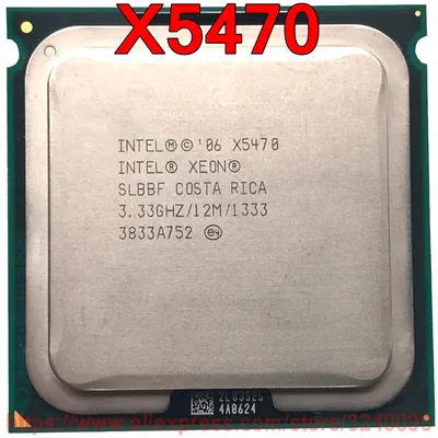 Processeur Intel Xeon X5470 d'origine 3.33GHz/12M/1333MHz prise core 771 livraison gratuite