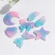 Résine Nairobi Orn Rainbow Moon Star Coussins Accessoires DIY Jewelry Executive 6Pcs