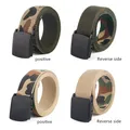 Ceinture de Sangle en Toile pour Homme et Femme Vêtement Unisexe Style Armée Taille Dulwaist