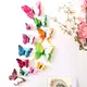 Autocollants muraux papillons 3D stickers sur le mur décorations pour la maison décoration de la