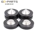 GD-PARTS En Acier Inoxydable Graphite Haut-Parleur Spike Cône Hifi Audio Médailles CD Studio