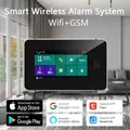 Système d'alarme de sécurité domestique sans fil G60 Tuya wi-fi Gsm 433MHz sirène à empreintes