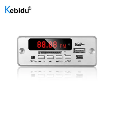 Kebidumei – carte de décodage MP3 Bluetooth 5.0 Module sans fil lecteur MP3 USB fente de carte