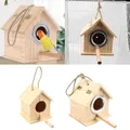 Nichoir en bois pour oiseaux avec Parakeet 2 tailles niche pour animaux de compagnie perroquets