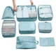 Cubes d'emballage de voyage valise sac de rangement de bagages avec boucle pour voyager Cubes de