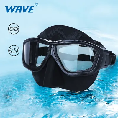 Masque de plongée intégral anti-buée avec grand cadre HD équipement de plongée en apnée lunettes