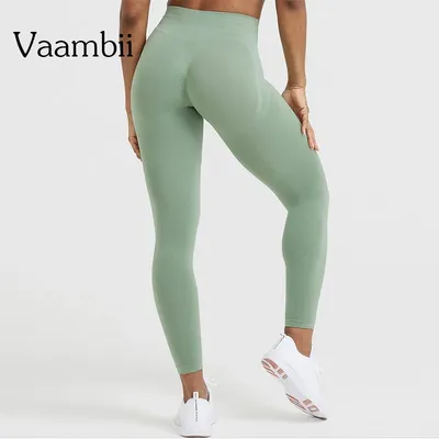 Pantalon de yoga sans couture pour femme leggings de gym taille haute vêtements de sport féminins