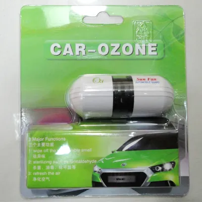 Purificateur d'air pour voiture ioniseur d'ozone barre d'oxygène avec emballage au détail