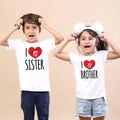 T-shirt à manches courtes I Love My Adjust pour enfants t-shirt assressentipour garçons et filles