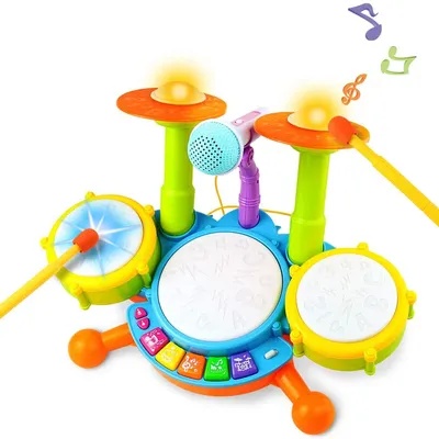 Kit de batterie électronique pour enfants jouets pour tout-petits instruments de musique