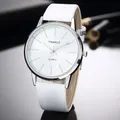 Montres Bayan Kol SaSauSimple pour femmes montre-bracelet blanche décontractée pour dames horloge