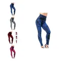 Pantalon de Yoga élégant Push Up vêtements de sport pour femmes déchiré trous imprimé Faux