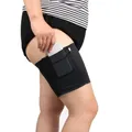 Bandes de cuisses sexy pour femmes jambières hautes commandées sac invisible pour téléphone